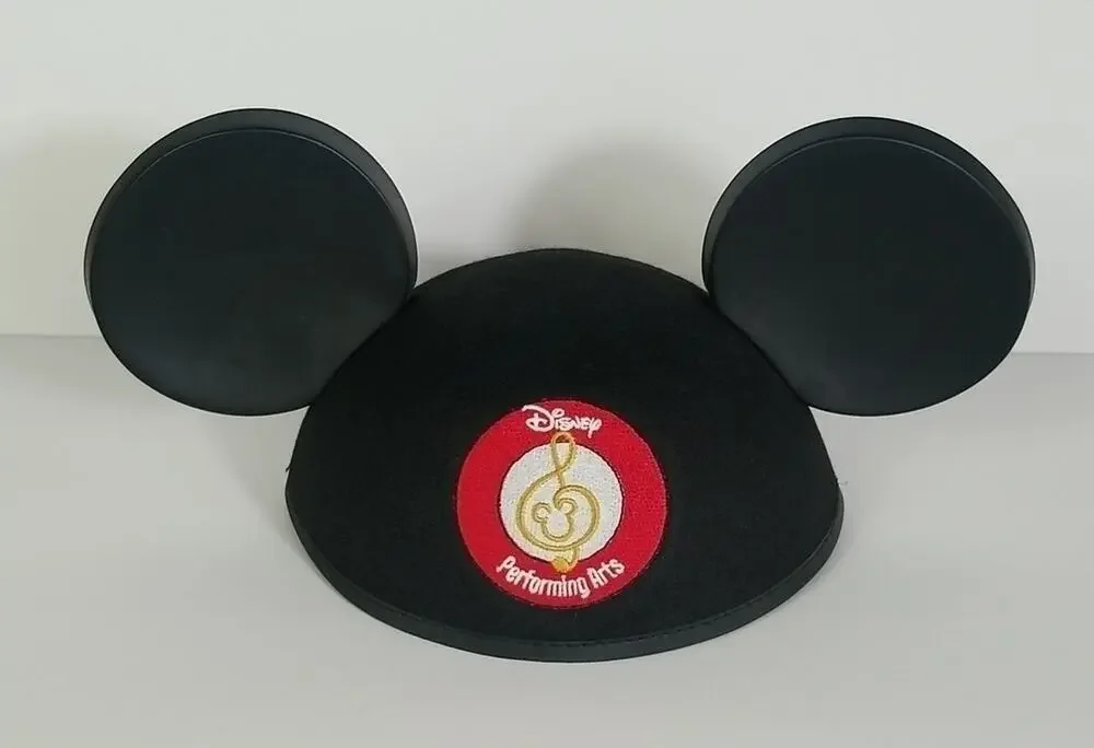 Disney Mickey Mouse Ears Hat Preforming Arts Adult Sized - NEW Rare